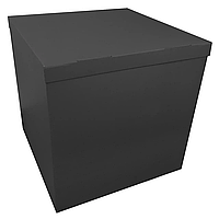 Коробка-сюрприз для кульок 70*70*70см чорна