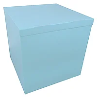 Коробка-сюрприз для кульок 70*70*70см блакитна