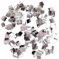 Конфеті "Квадратик" срібло, 50 г