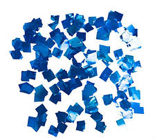 Конфеті "Квадратик" синє, 50 г