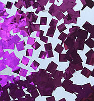 Конфеті "Квадратик" фіолетове, 50 г