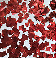 Конфеті "Квадратик" червоне, 50 г