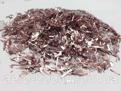 Конфеті "Мішура" рожеве золото, 25 г, фото 1