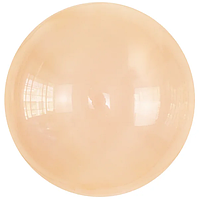 Bubble Бабл прозорий (КНР) 18" (45 см) жовтогарячий