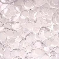 Конфеті "Кружечки" 1,2 см біле, 50 г