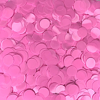 Конфетті "Кружечки" 1,2 см рожеве, 50 г