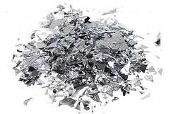 Конфеті "Слюда" позначник срібло,50 г