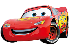 Наклейка на коробку-сюрприз "Тачки Маквін"