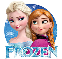 Наклейка на коробку-сюрприз "Холодне серце"