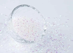 Конфетті "Трубочки" 2 мм перламутр, 25 г