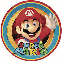 Наклейка на повітряну кулю "Супер Маріо"