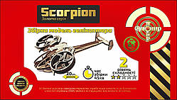 Дерев'яний конструктор "Гелікоптер Скорпіон", 3D-пазл, розвиваючі іграшки