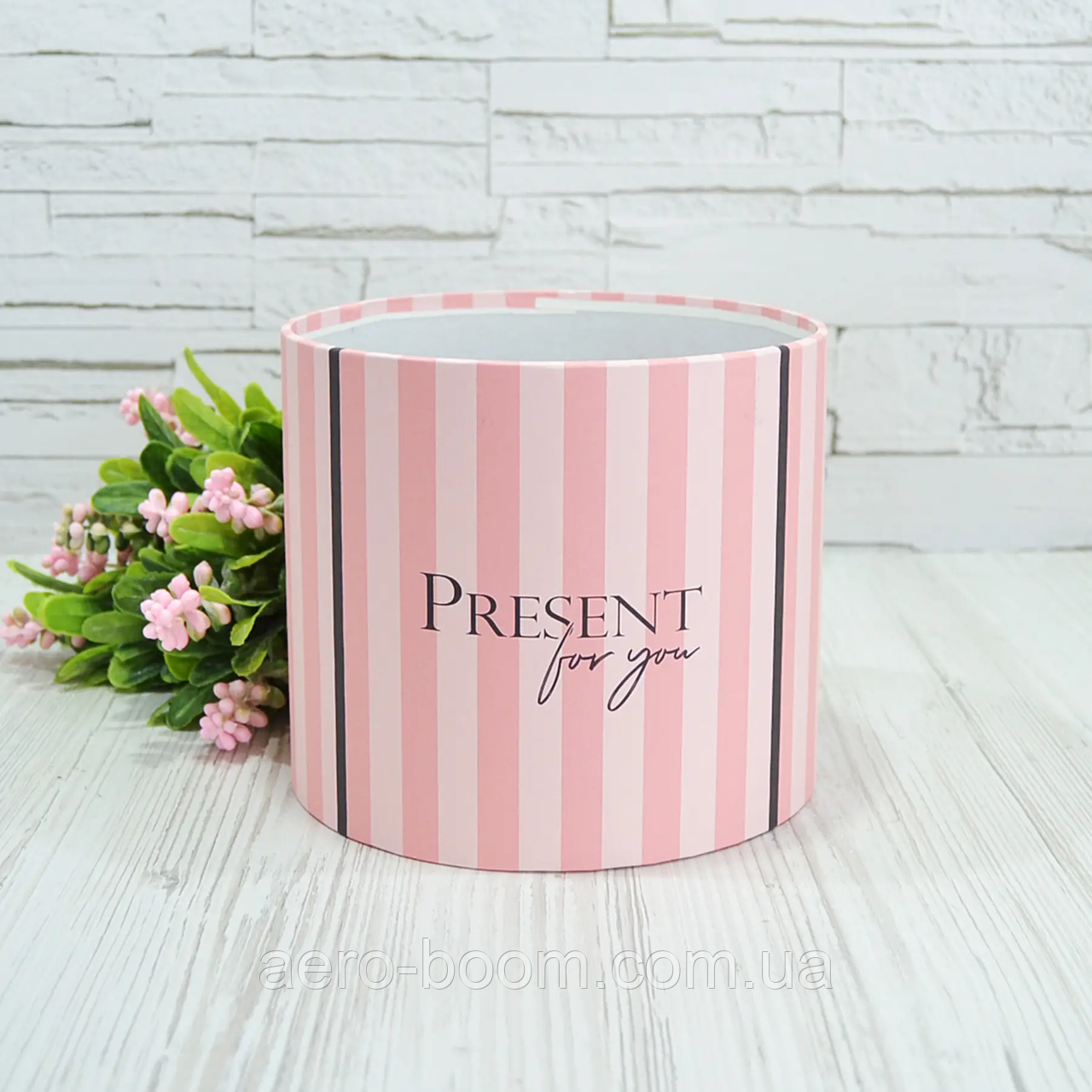 Шляпна коробка "PRESENT FOR YOU" 16 см