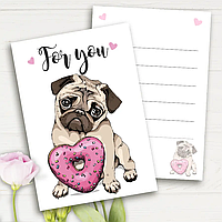 Міні листівки "For you", 10 шт