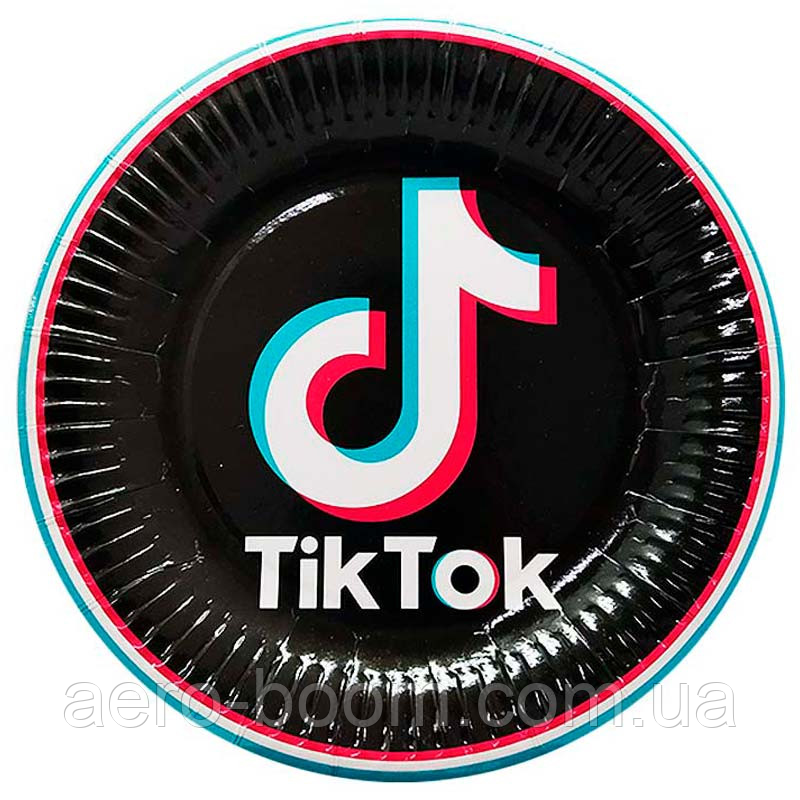 Тарілочки святкові "Тік Ток" , 10 штук
