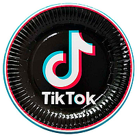 Тарілочки святкові "Тік Ток" , 10 штук