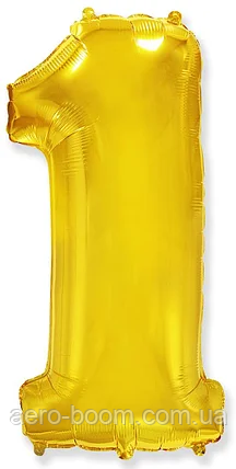 Фольгована цифра Flexmetal 40"(100 см) Золото 1, фото 1