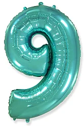 Фольгована цифра Flexmetal 40"(102 см) Тіффані 9, фото 1
