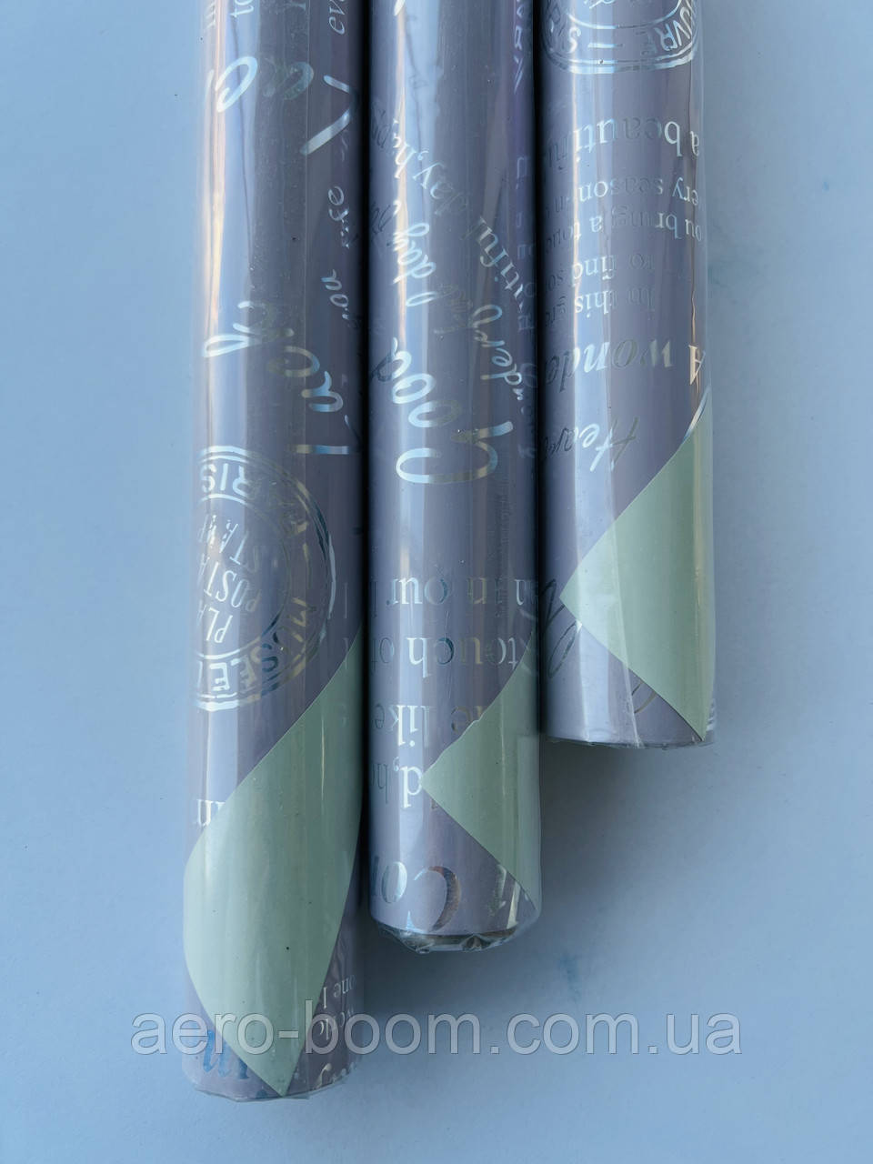 Плівка (калька) двостороння в рулоні "Молочна Milky Tea", 60 см х 5 м, фото 1