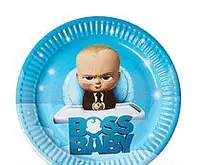 Тарілочки святкові "Беби Босс/ Босс молокосос" , 10 штук