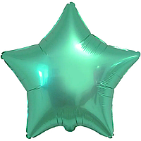 Фольгированный шарик Flexmetal 18"(45 см) Звезда метталик Изумрудная