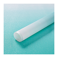 Плівка (калька) матова в листах "Омбре з шимером тіффані-біле" (58 см х 58 см) 5 листів