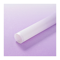 Плівка (калька) в листах "Омбре з шимером лавандово-біле" (58 см х 58 см) 5 листів