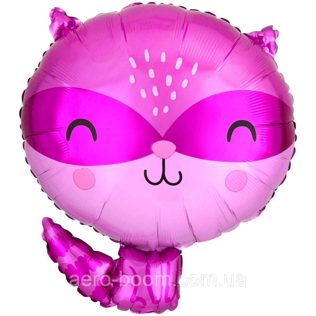 Фольгована кулька Anagram (40х45 см) Єнот рожевий