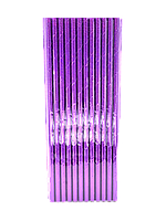 Трубочки коктельні "Фіолетовий перламутр", 25 штук