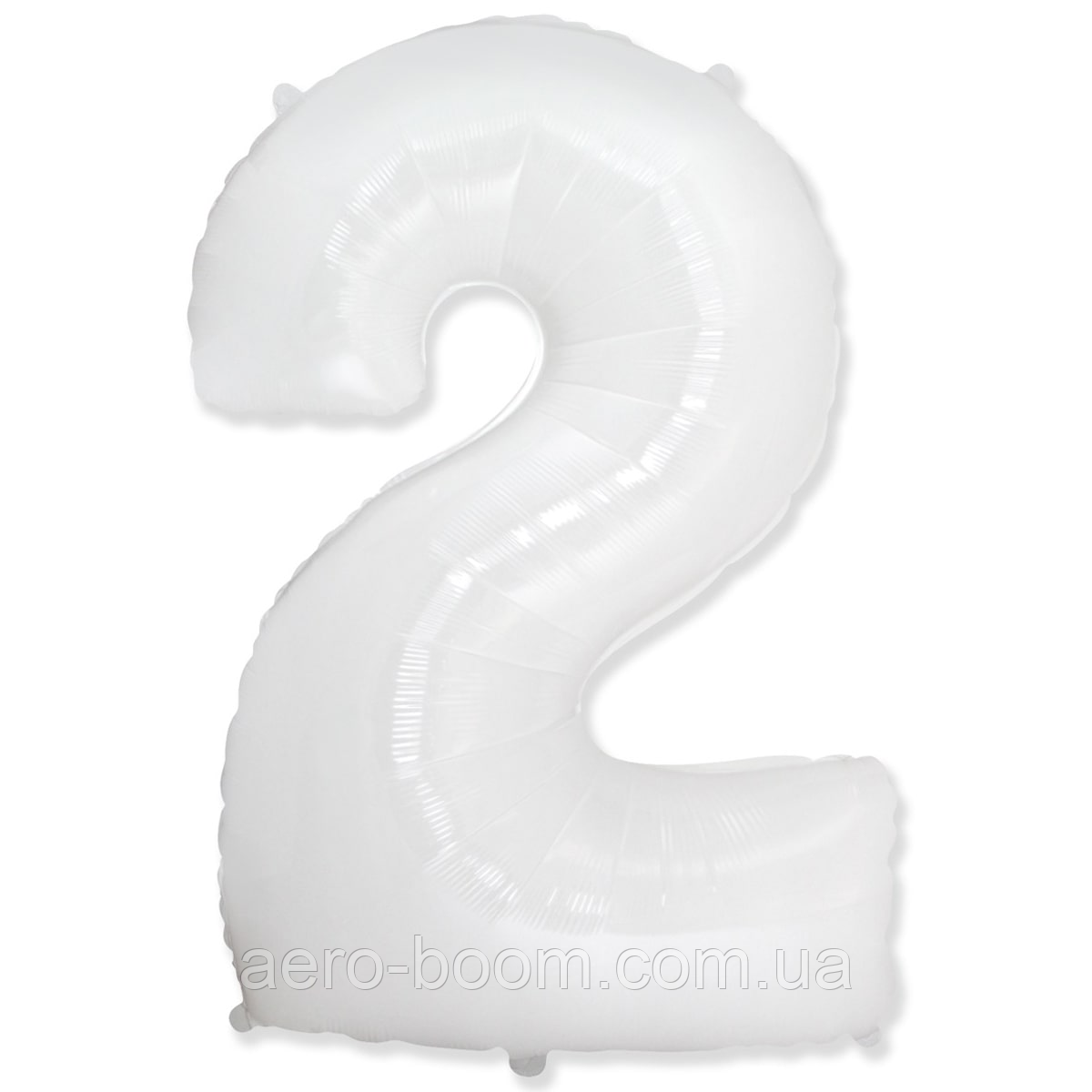 Цифра Flexmetal 40"(100 см) Біла 2 (плівка), фото 1