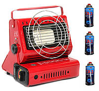 Портативна Газова система Плита-обогрівач із керамічним нагрівачем для приготування їжі та нагрівання
