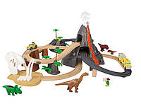 Деревянная железная дорога Playtive Dinosaur Park 45 эл. Германия