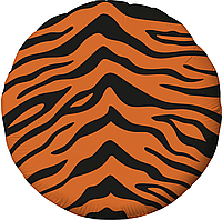 Фольгированный шарик 18" (45 см) Круг Тигр