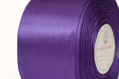 Стрічка атласна 5 см ( 33 МЕТРИ ) Фіолетова