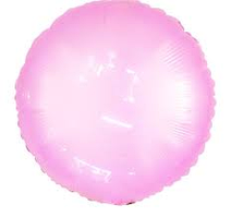 Фольгована кулька КНР 18"(45 см) Коло рожевий металік