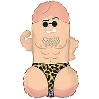 Фольгована кулька міні-фігура Grabo (36 см) Дівич-вечір Містер Пі-Пі Леопард