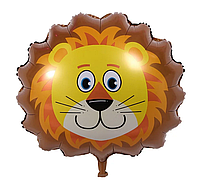 Фольгированный шарик КНР (76х84 см) Лев (голова) большая