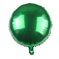 Фольгований кулька КНР 18"(45 см) Коло зелений