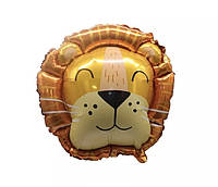 Фольгированный шарик КНР (81х76 см) Лев (голова)