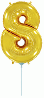 Фольгована цифра Flexmetal 14"(36 см) Золото 8