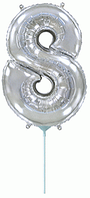 Фольгована цифра Flexmetal 14"(36 см) Срібло 8
