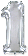Фольгована цифра Flexmetal 32" (80 см) 1 срібло