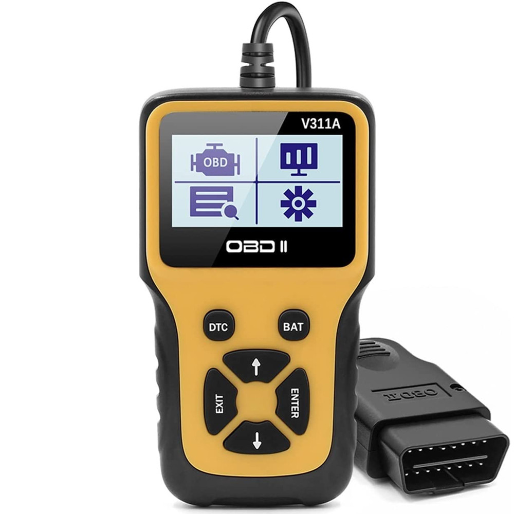 Автомобільний сканер з дисплеєм U&P V311A OBD2 16-pin Black/Yellow (SET-V311A-BY) - фото 1 - id-p1740004840