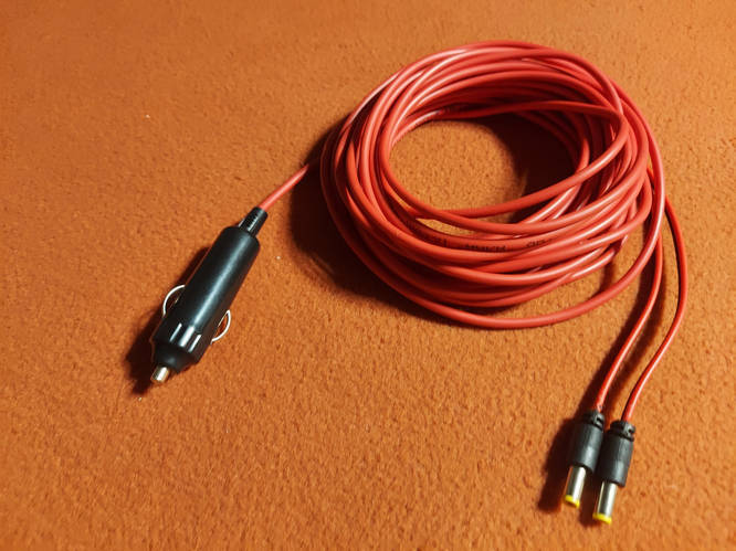 Провод питания DC5.5 2.5 мм , два штекера папа , питание для роутера ...