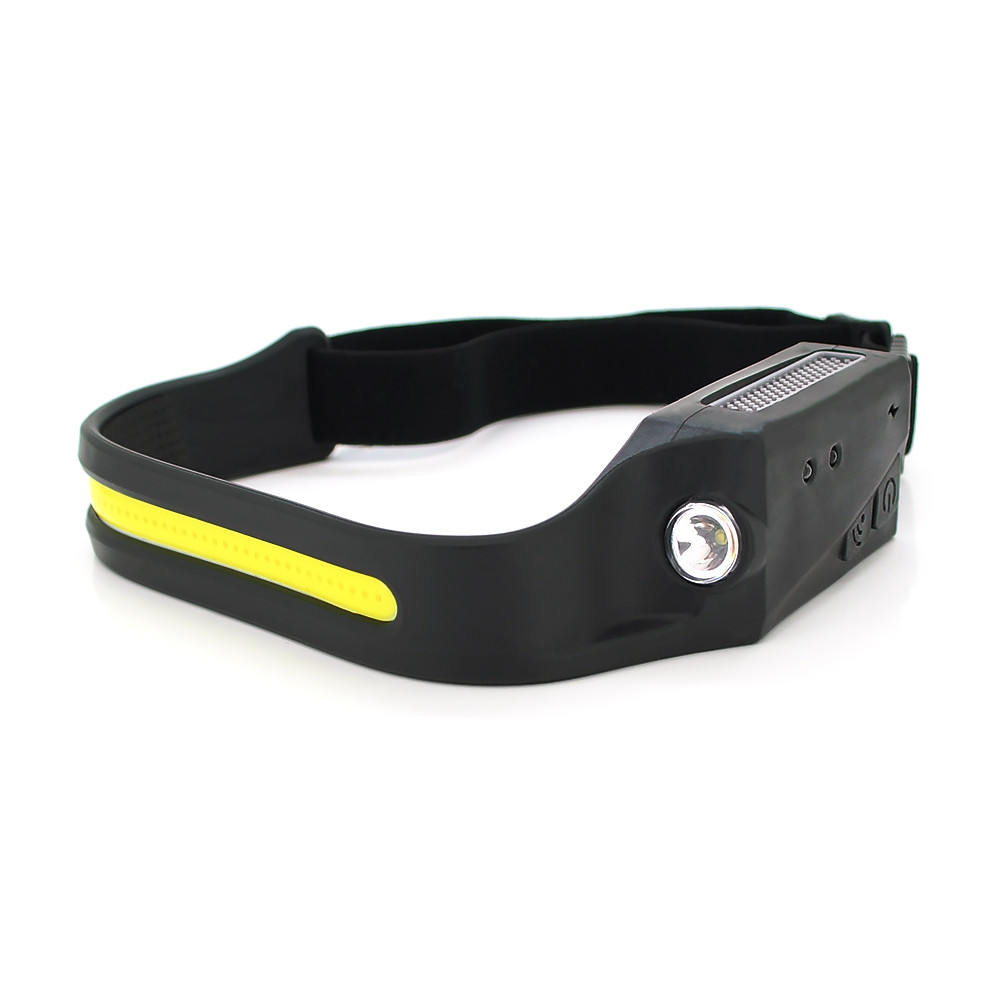 Налобний ліхтарик Bailong BL-G28+LM+COB, 4+2 режими, Zoom, корпус алюміній, водостійкий, ударостійкий,, фото 1