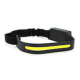 Налобний ліхтарик Bailong BL-G28+LM+COB, 4+2 режими, Zoom, корпус алюміній, водостійкий, ударостійкий,, фото 2