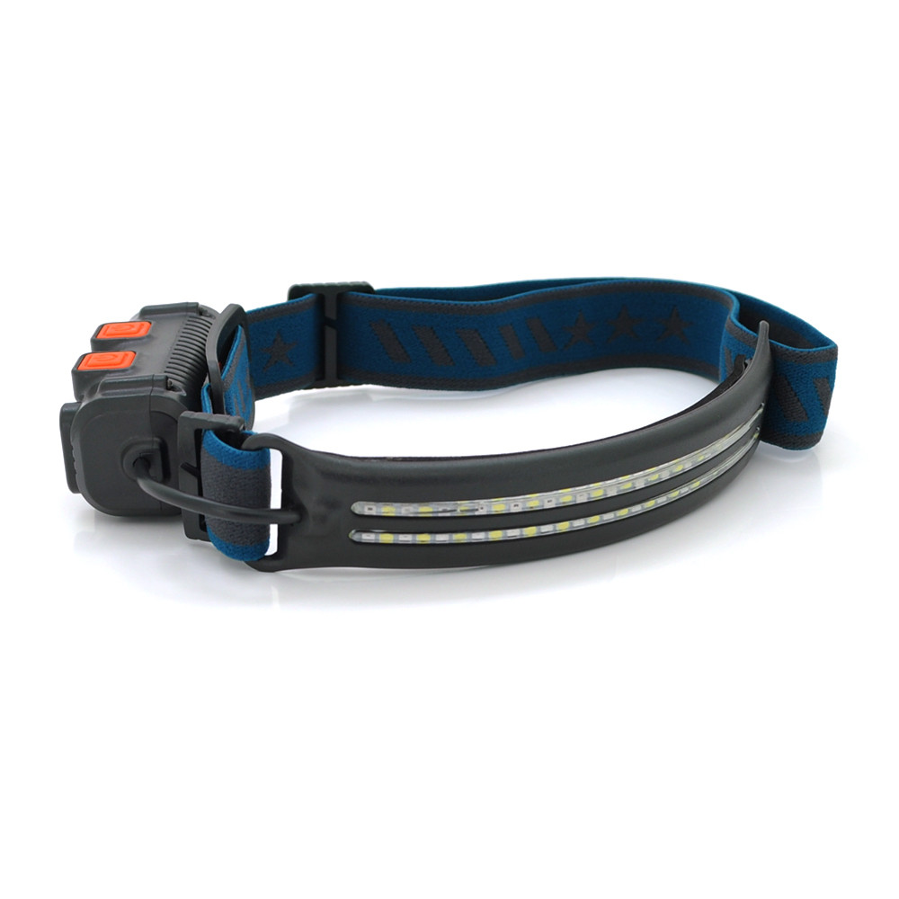Налобний ліхтарик Bailong BL-W690-2-SMD+Red, 3+1 режим, Zoom, корпус алюміній, водостійкий, ударостійкий,