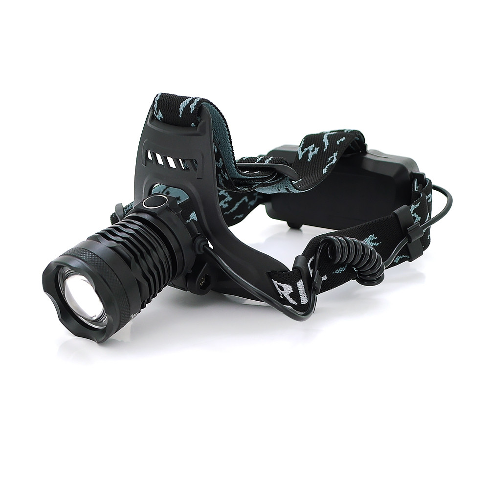 Налобний Ліхтарик Bailong BL-T803-P50, Q5 Cree, 3 різ., Zoom, корпус-пластик, водостійкий, ударостійкий,