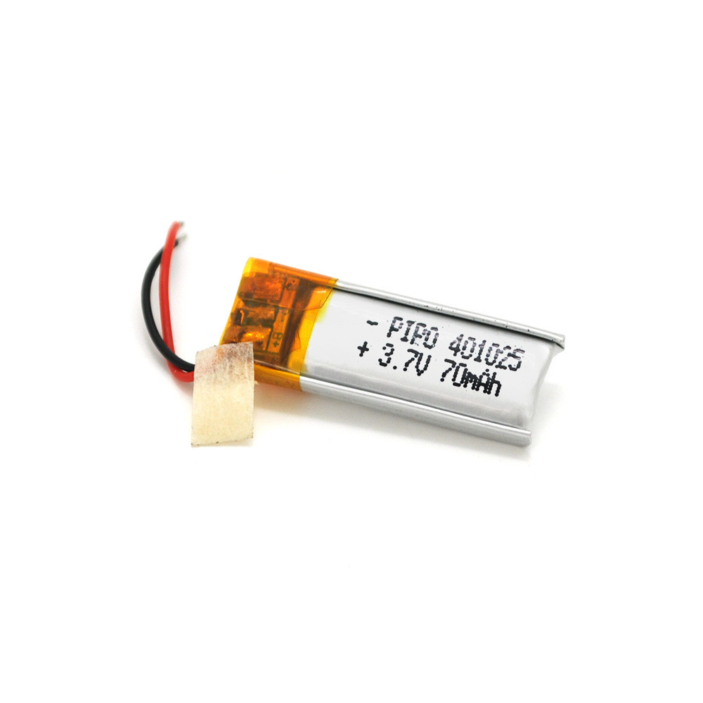 Літій-полімерний акумулятор 4*10*25 mm (Li-ion 3.7 В 70 мА·год)