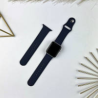 Силиконовый ремешок для Apple Watch 38 mm / 40 mm (S + M) Dark blue (8)